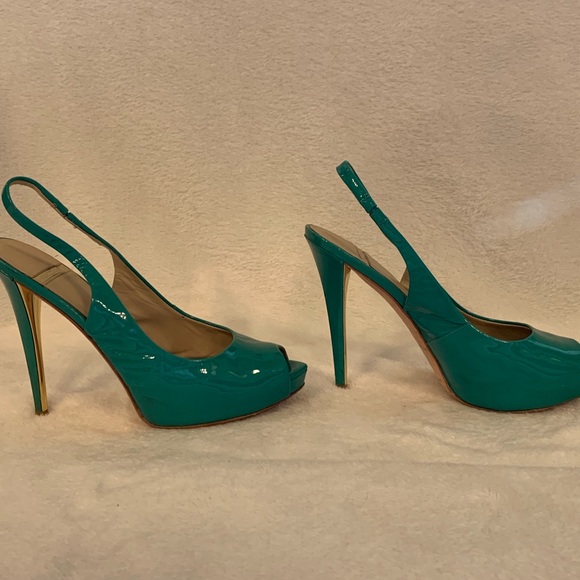 Teal Marciano heels - Picture 3 of 5